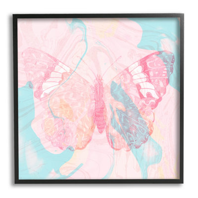 Art mural texturé giclée marbré par Daphne Polselli