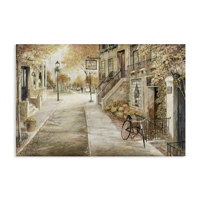  Vélo sur la rue, art mural sur toile par Ruane Manning