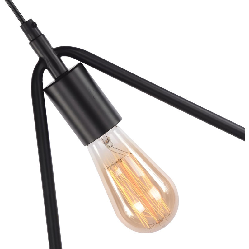 1 - Light Black Triangle Pendant, Yes