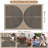 Narze Modern Easy Jute Machine Washable Area Rug Outdoor Rug with Non-Slip Backing for Patio, Deck, Backyard Beside the pool-381301790