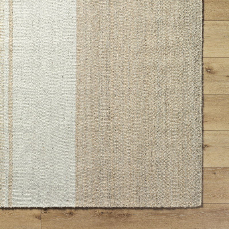 Bolu Wool Striped Area Rug, Rectangle 8' x 10'