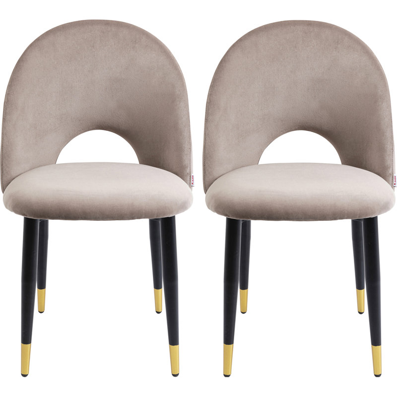 Chair Iris Velvet, Taupe