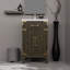 Meuble-lavabo simple en chêne brun 20 po X P 18 po D-117980242