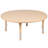 Goddard Round Plastic Height Adjustable Activity Table Set with 4 Chairs-49248690-59396917