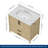 Aura  36'' Freestanding Single Bathroom Vanity Sets With White Granite Top-1366378210