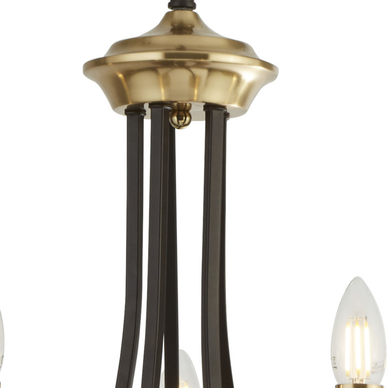 Lustre 5 lumières façon bougie Limeuil