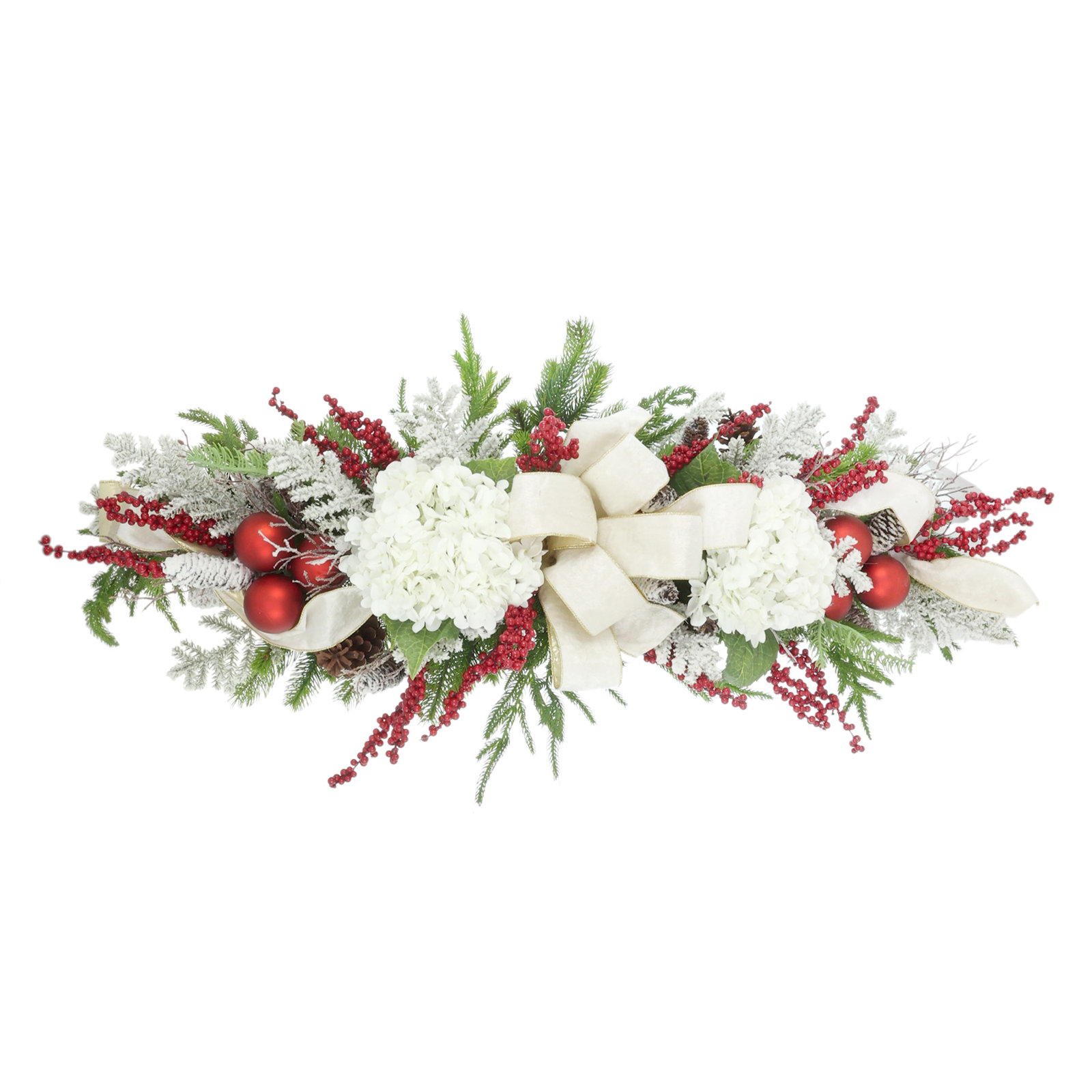 Lingel 42" Hydrangea Christmas Swag