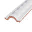 Trenza Grand 2" x 7-7/8" Glossy Ceramic Mudcap Wall Tile Trim in White