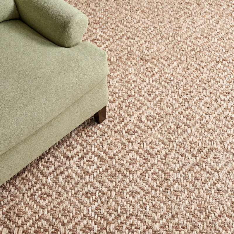 Martha Stewart Hand Woven Jute Geometric Rug, Rectangle 8' x 10'