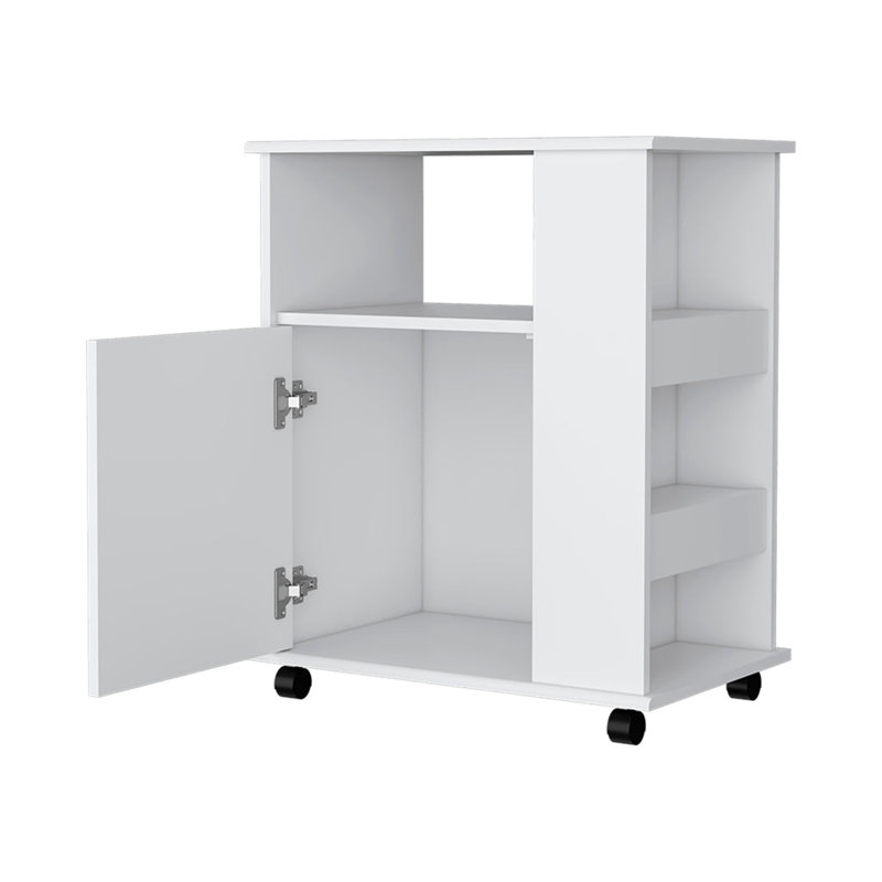 Armoire pour micro-ondes Clayton, White