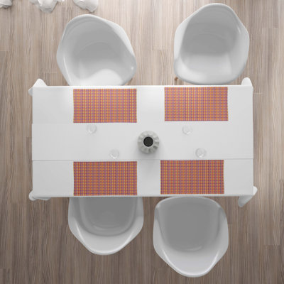 Polyester Gingham Rectangle Placemat