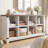 Manufactured Wood Cube Storage Organizer with Anti-Tip Hardware-918081820-941245367