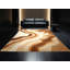 Tapis marocain doux et moelleux d'inspiration mondiale Tonnele - reliure beige-51095649