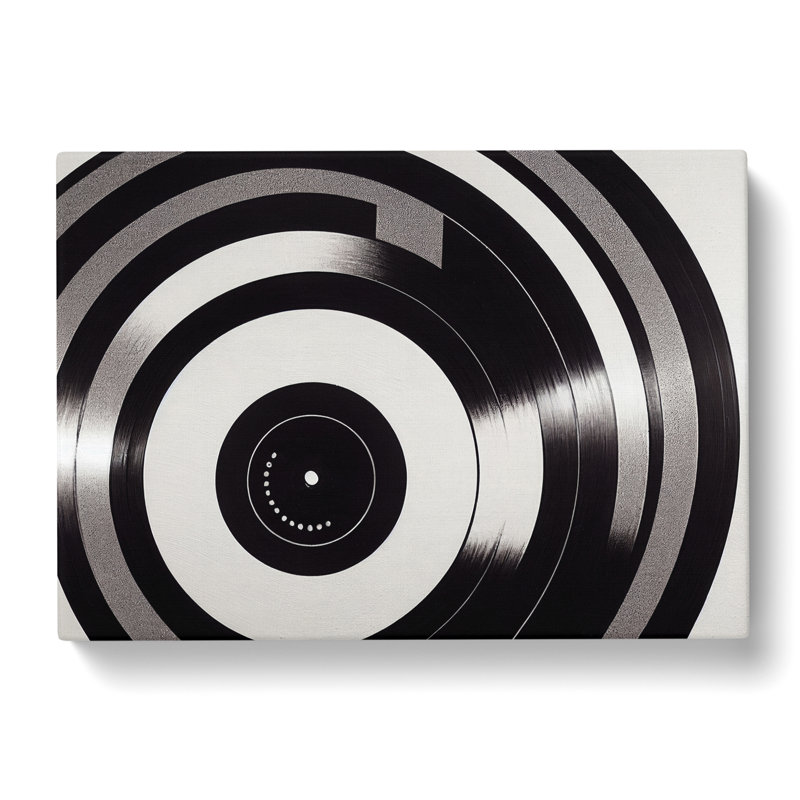 Classic Vinyl Record - Wrapped Canvas Print, 50cm H x 76cm W x 3cm D