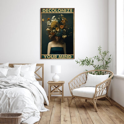 Decolonize Your Mind sur impression sur toile