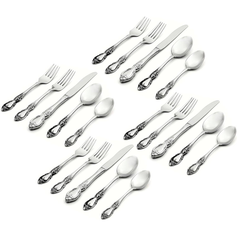 Louisiana 45 Piece Fine Flatware Set
