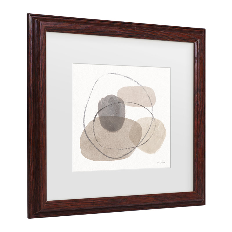«Think Neutral 07» par Lisa Audit - Reproduction d'art sur toile encadrée, H 13,25 po x l 13,75 po x P 0,75 po