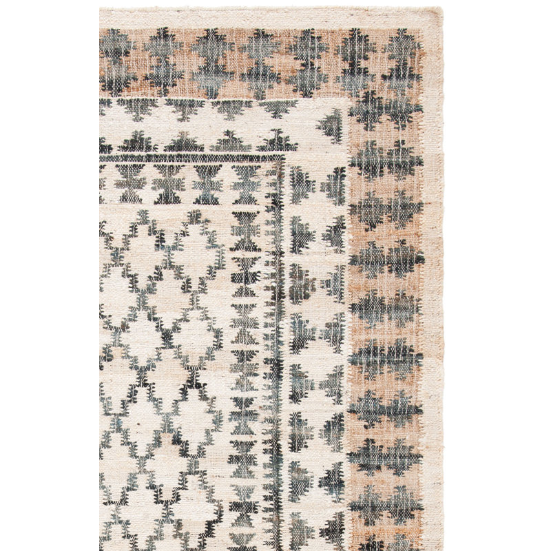 Juraj Flat Weave Jute Southwestern Rug, Runner 2'3" x 8'