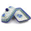Forget Me Not Stoneware Butter Dish