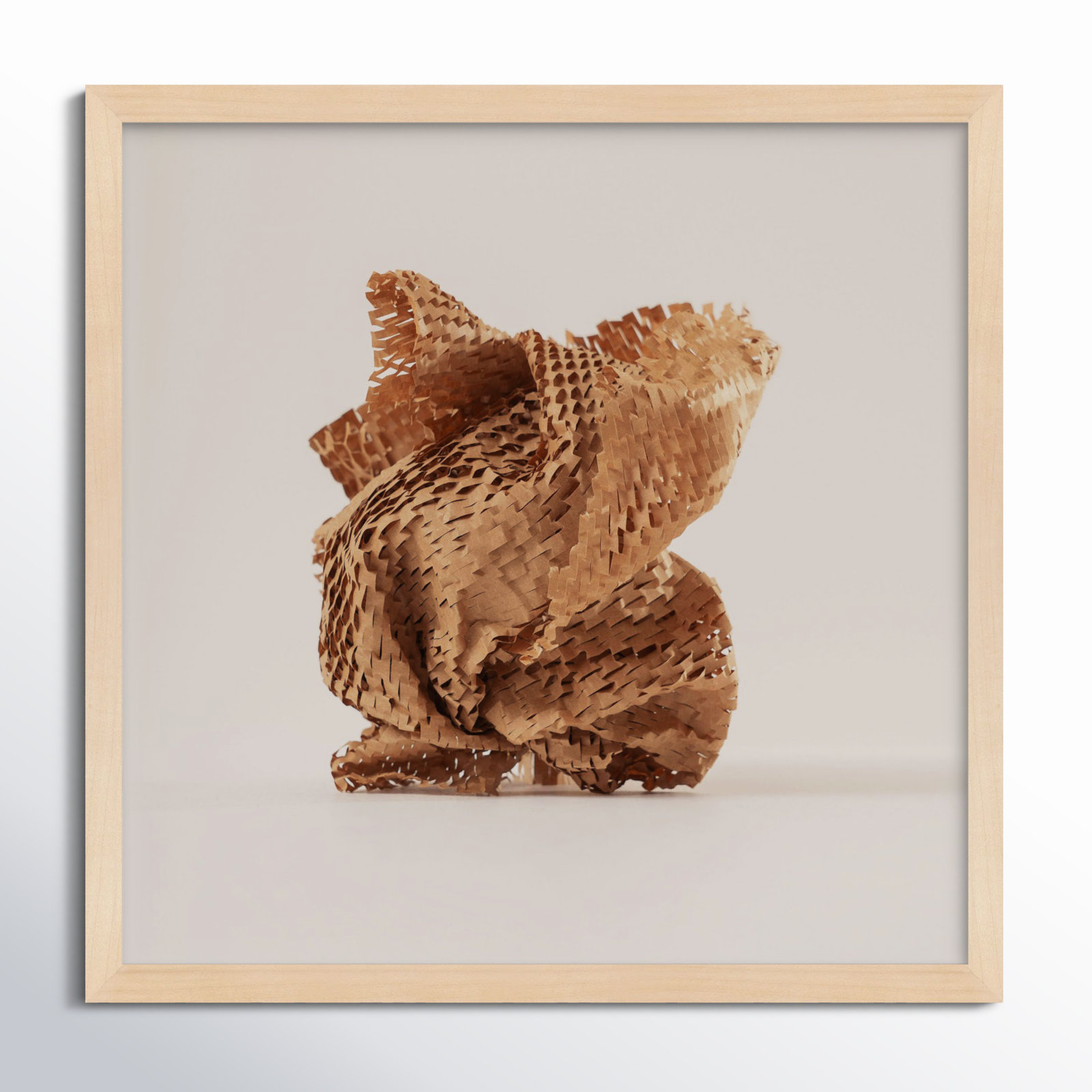 Lorena "Unpackage 4" Photo Print, 16" H x 16" W x 1.25" D, Maple