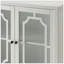 Console blanche avec 2 portes