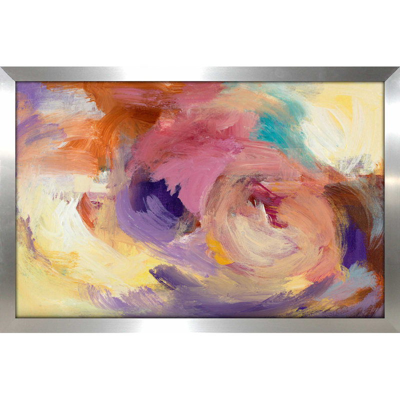 «Swirling pensé par Lanie Loreth», reproduction de peinture à l'acrylique encadrée, H 31,5 po x l 31,5 po x P 1 po