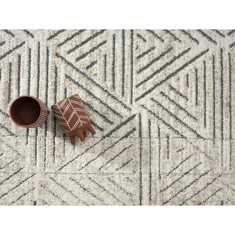 Acacius Geometric Indoor Rug, Rectangle 4' x 6'