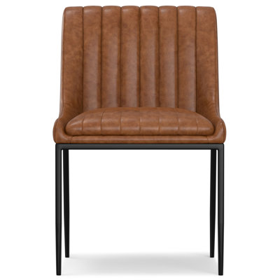 Chaise rembourrée en similicuir Melody Vegan