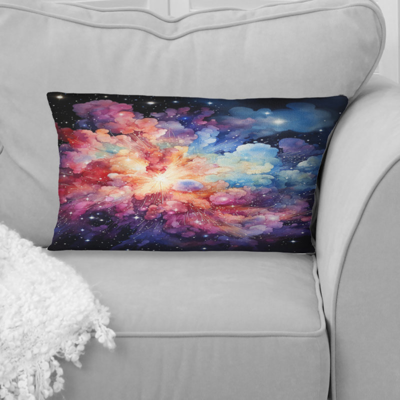 Coussin décoratif galaxie Galaxy Celestial Fireworks I - Galaxies