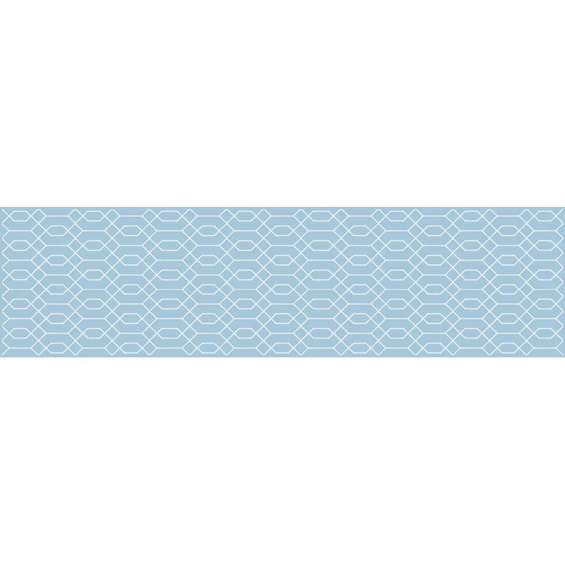 Rosalyn Geometric Kitchen Mat, Runner 80 x 300 cm
