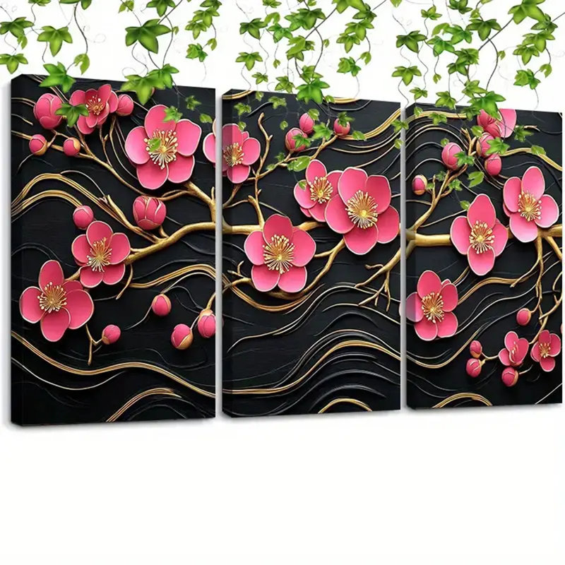 3 Piece Wrapped Canvas Print