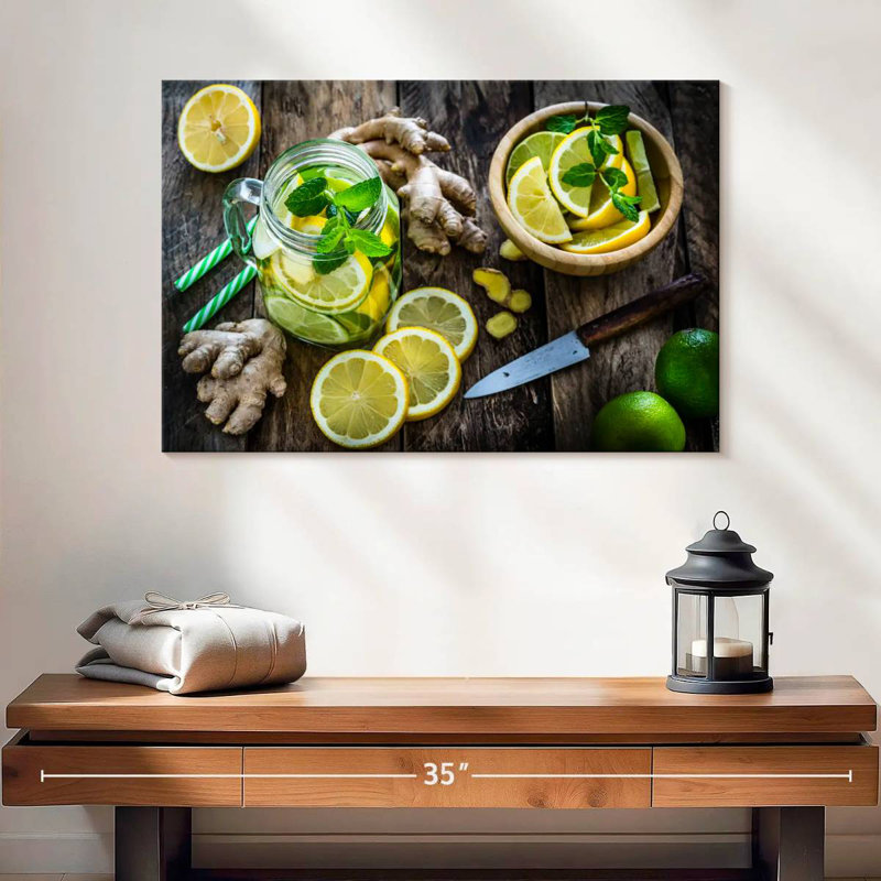 Yarlin Lemon Kitchen, 8" H x 12" W