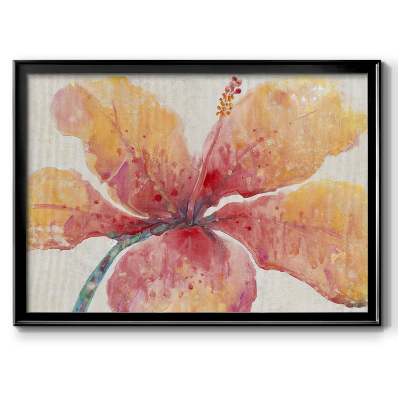 Blooming Hibiscus, reproduction d'art sur toile