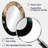 Black Chaos III - Large Oval Wall Mirror On Metal-356594300