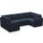 Seybert Velvet Chenille U Shaped Sofa Modular Sectional Sofa Living Room Corner Couch-878295315-878295318