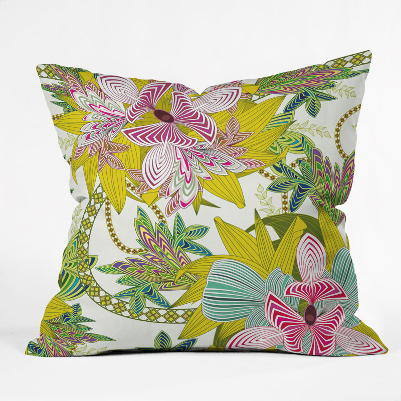 Coussin Life Is Music, 16 po x 16 po