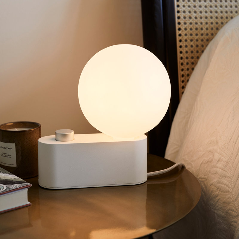 Sphere IV Globe Lamp, Chalk White