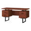 Computer Desk, Home Office, Laptop, Left, Right Set-up, Storage Drawers, 60"l, Work, Laminate Metal, Contemporary, Modern-1910451023