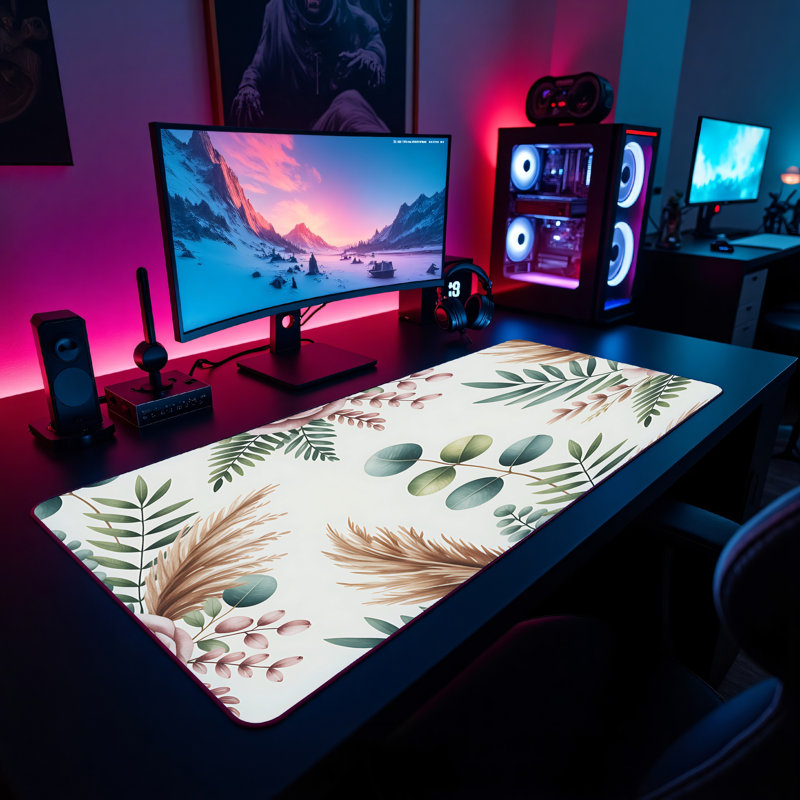 Polyester Desk Pad, 31.5x15.5