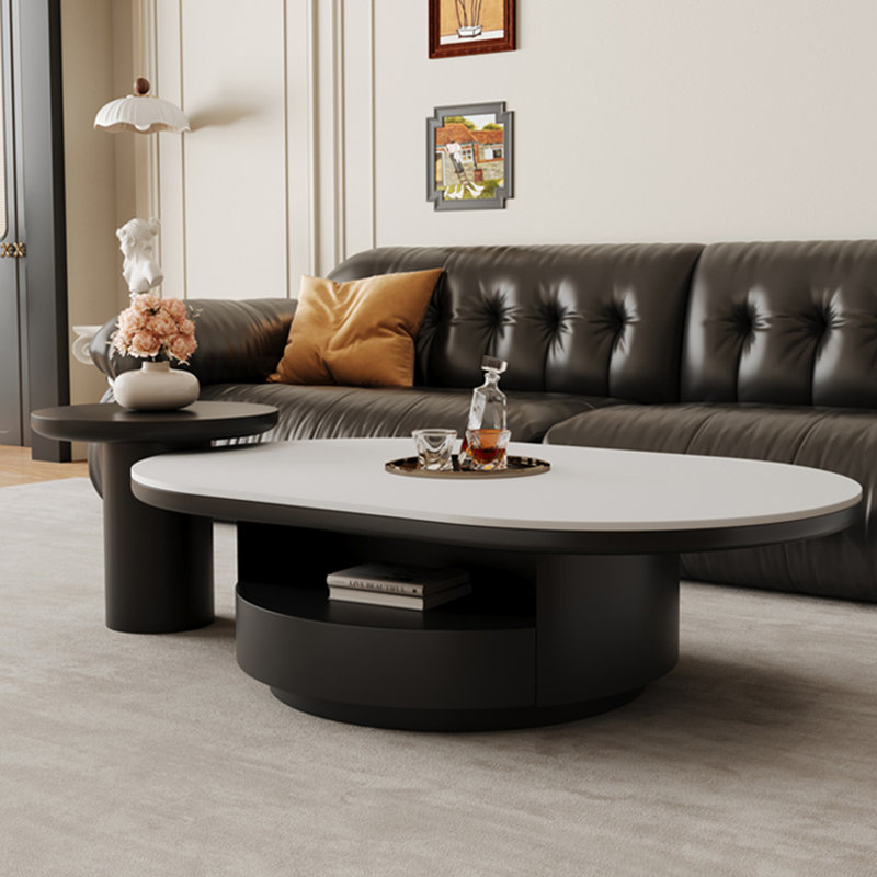 Modern simple coffee table set, 16.1" H x 47.2" L x 29.5" W