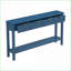 U_STYLE Table basse en MDF avec 4 tiroirs lisses Tablette inférieure, pieds en pin - Rangement peu encombrant pour le salon