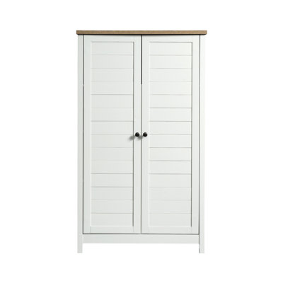 Armoire de rangement, finition blanche