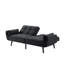 Canapé-lit futon convertible avec pieds en bois-2053829344