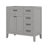 36" Bathroom Vanity without Sink, Bathroom Cabinet with Drawers-117444696