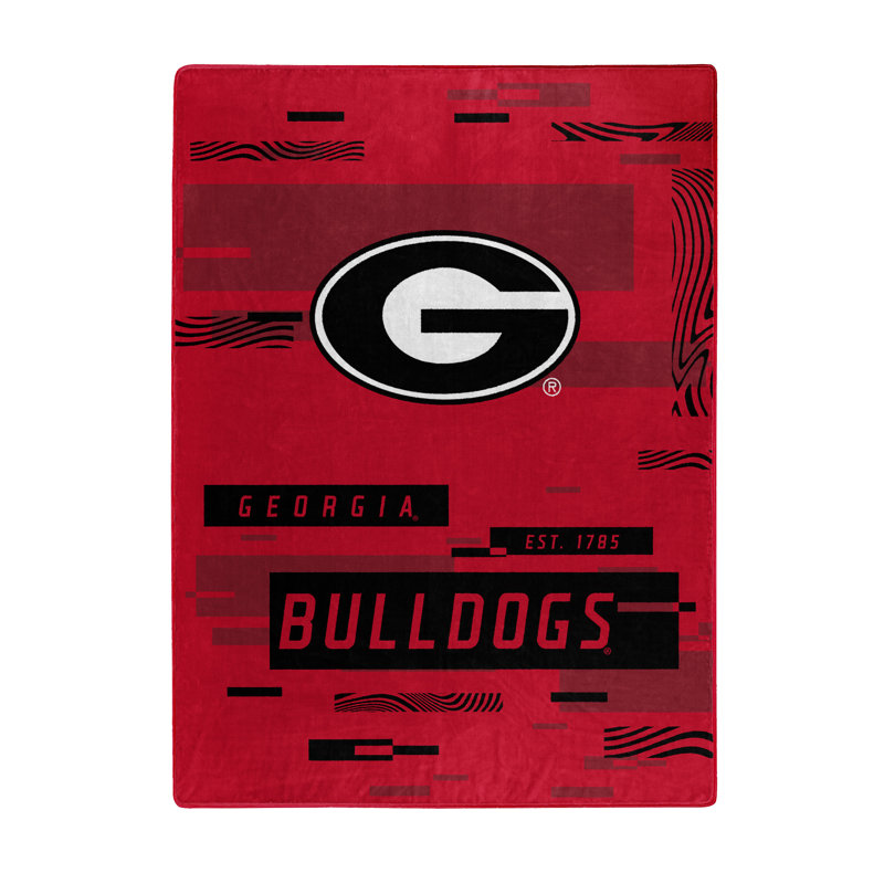 Throw Blanket, Red/Black, Georgia Bulldogs