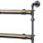 Oak and Sandy Black Rectangle Wall Shelf-1733189044