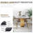 Modern Luxury Rectangular Rock Slab Dining Table-110979208