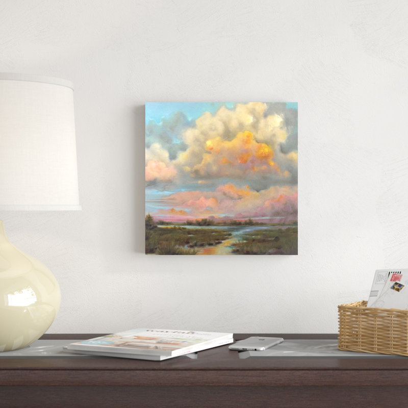 Grand ciel, grands rêves, H 12 po x l 12 po x P 1,25 po