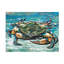Art sur toile Carolee Vitaletti «Blue Palette Crab I»-1169521268
