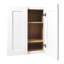 Armoire murale blanche en bois massif avec fonction de fermeture en douceur et beaucoup de rangement pour le salon de la salle de bain l 27 po x P 12 po x H 36 po, tiroir à double porte étanche l 27 po x P 12 po x H 36 po